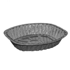 Bandeja de aluminio óvalo 15 libras