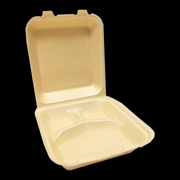 Contenedor 7*7 con divisiones biodegradable