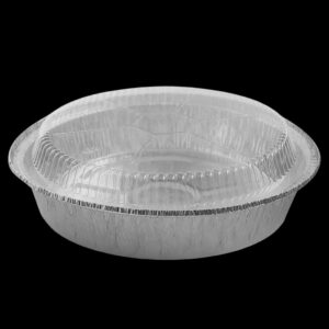 Plato de aluminio #9 con tapadera